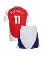 Arsenal Gabriel Martinelli #11 Hjemmedraktsett Barn 2024-25 Korte ermer (+ bukser)